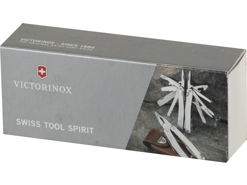 Мультитул Victorinox SwissTool Spirit X (3.0224.L) 105мм 24функц. чехол кожаный серебристый карт.коробка
