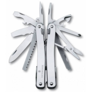 Мультитул Victorinox SwissTool Spirit X (3.0224.L) 105мм 24функц. чехол кожаный серебристый карт.коробка