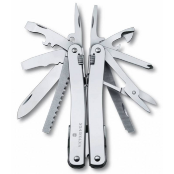 Мультитул Victorinox SwissTool Spirit X (3.0224.L) 105мм 24функц. чехол кожаный серебристый карт.коробка