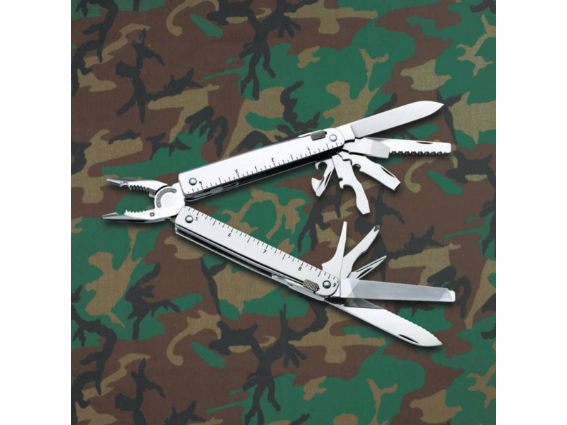 Мультитул Victorinox SwissTool (3.0323.L) 115мм 28функц. чехол кожаный серебристый карт.коробка