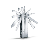 Мультитул Victorinox SwissTool X Plus (3.0338.L) 115мм 37функц. мини-отвертка/штопор/набор бит/чехол кожаный серебристый карт.коробка
