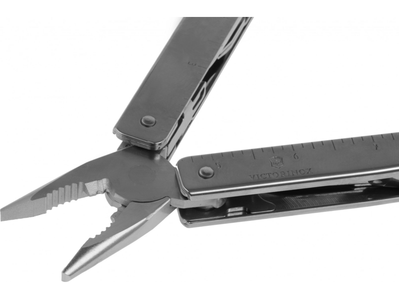 Мультитул Victorinox SwissTool X Plus Ratchet (3.0339.L) 115мм 39функц. мини-отвертка/штопор/набор бит/удлинитель/чехол кожаный серебристый карт.коробка