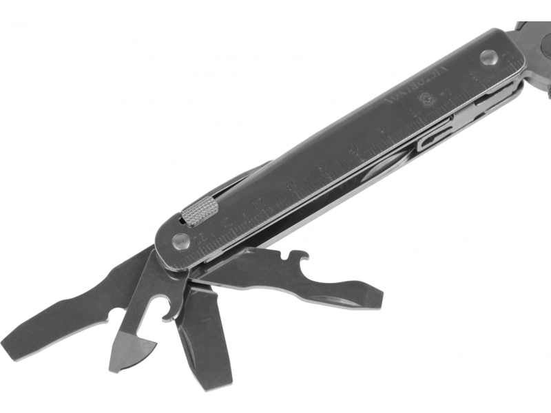 Мультитул Victorinox SwissTool X Plus Ratchet (3.0339.L) 115мм 39функц. мини-отвертка/штопор/набор бит/удлинитель/чехол кожаный серебристый карт.коробка