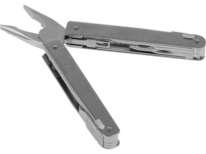 Мультитул Victorinox SwissTool X Plus Ratchet (3.0339.L) 115мм 39функц. мини-отвертка/штопор/набор бит/удлинитель/чехол кожаный серебристый карт.коробка