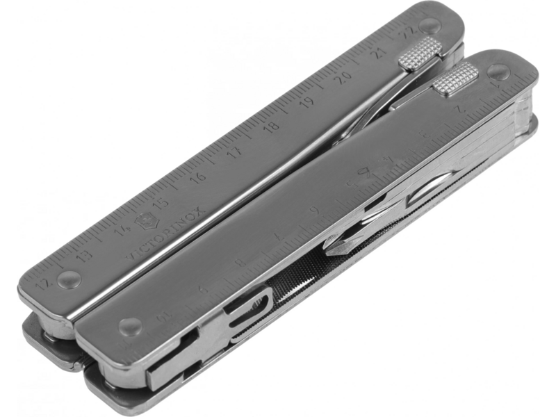 Мультитул Victorinox SwissTool X Plus Ratchet (3.0339.L) 115мм 39функц. мини-отвертка/штопор/набор бит/удлинитель/чехол кожаный серебристый карт.коробка