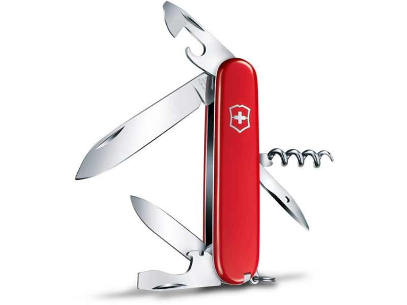 Нож перочинный Victorinox Spartan (1.3603) 91мм 12функц. красный карт.коробка