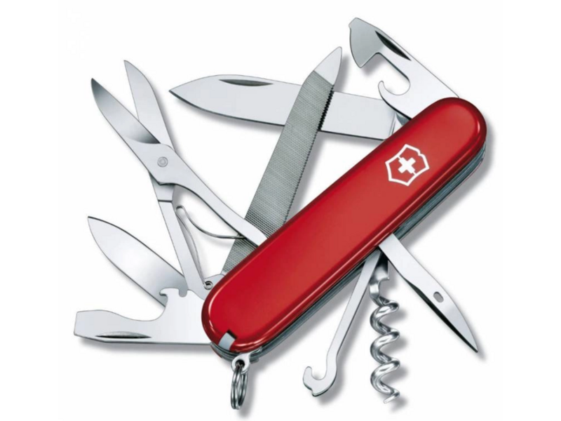 Нож перочинный Victorinox Mountaineer (1.3743) 91мм 18функц. красный карт.коробка