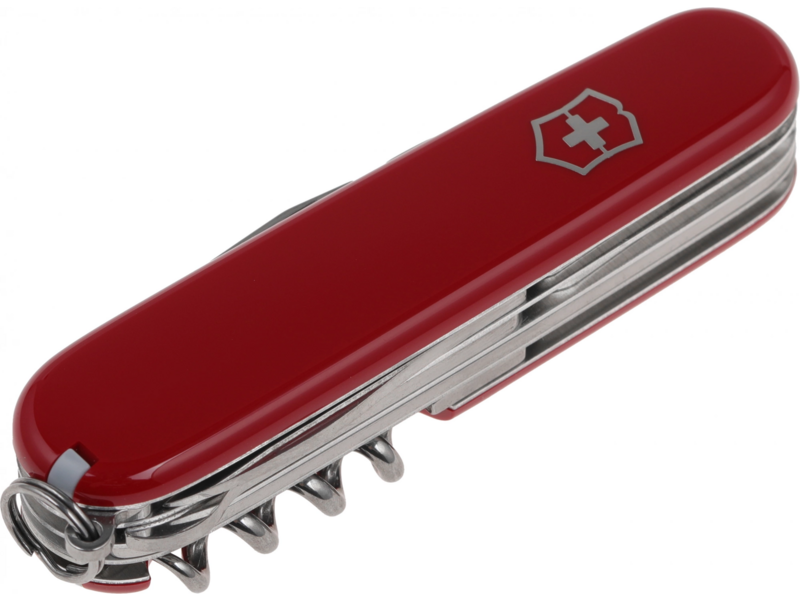 Нож перочинный Victorinox Mountaineer (1.3743) 91мм 18функц. красный карт.коробка