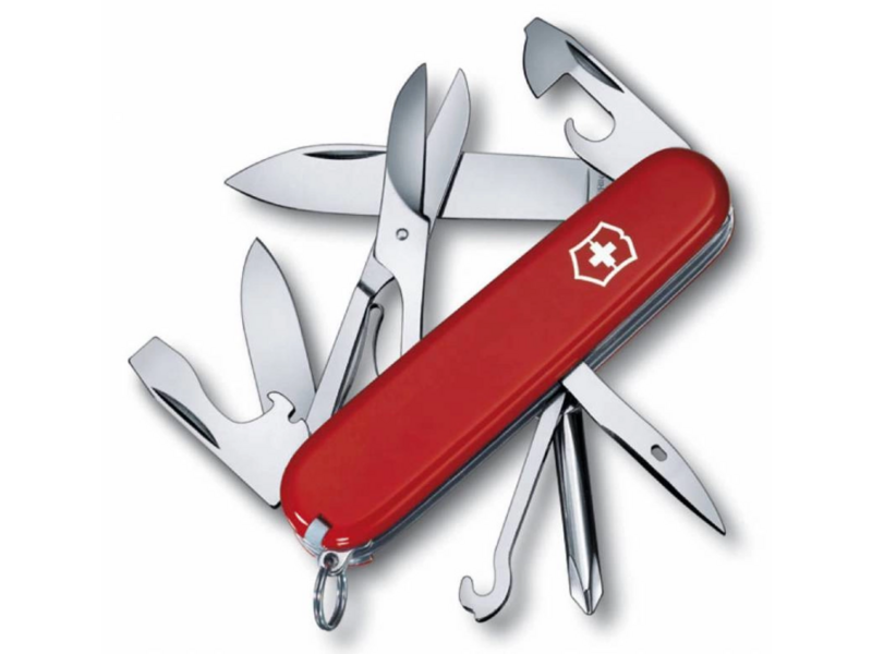 Нож перочинный Victorinox Super Tinker (1.4703) 91мм 14функц. красный карт.коробка