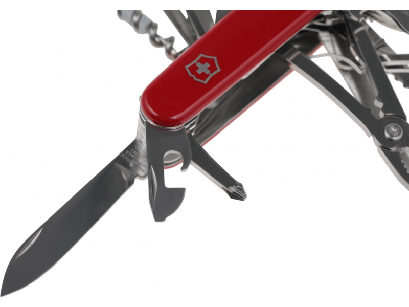 Нож перочинный Victorinox SwissChamp (1.6795) 91мм 33функц. красный карт.коробка