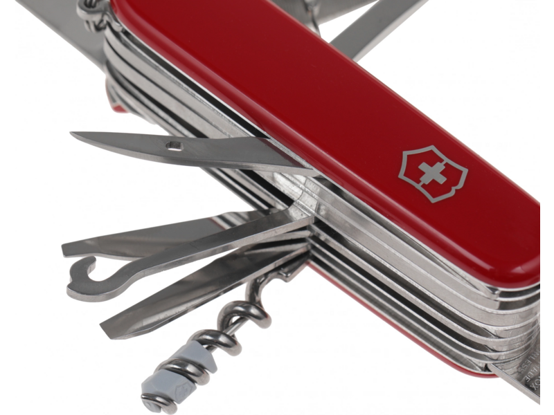 Нож перочинный Victorinox SwissChamp (1.6795) 91мм 33функц. красный карт.коробка