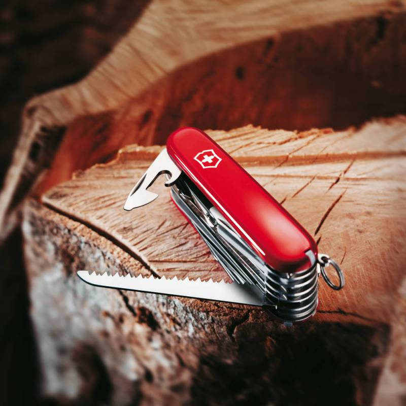 Нож перочинный Victorinox SwissChamp (1.6795) 91мм 33функц. красный карт.коробка
