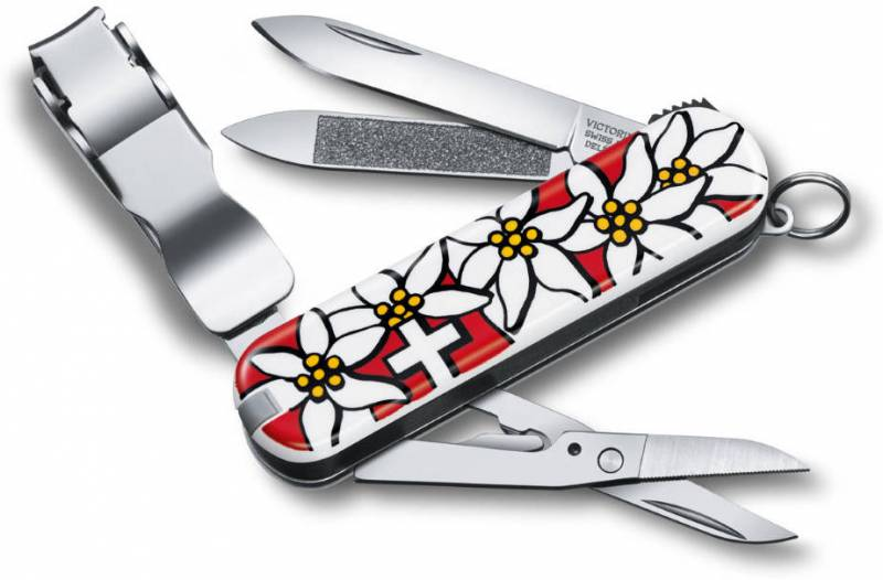 Нож перочинный Victorinox Nail Clip 580 (0.6463.840) 65мм 8функц. белый подар.коробка