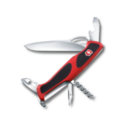 Нож перочинный Victorinox RangerGrip 61 (0.9553.MC) 130мм 11функц. красный/черный карт.коробка