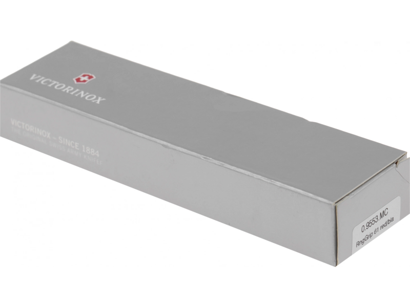 Нож перочинный Victorinox RangerGrip 61 (0.9553.MC) 130мм 11функц. красный/черный карт.коробка