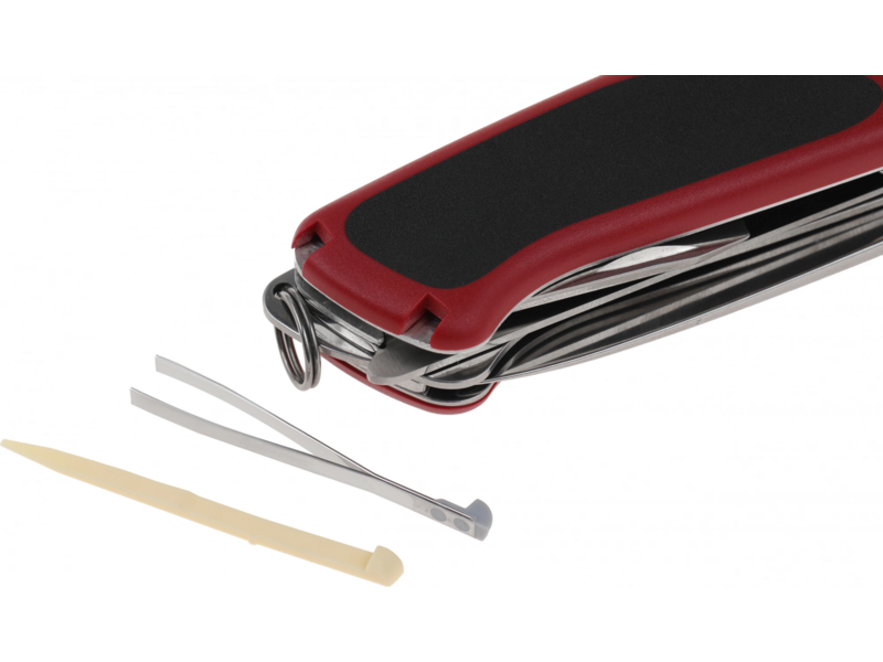 Нож перочинный Victorinox RangerGrip 78 (0.9663.MC) 130мм 12функц. красный/черный карт.коробка