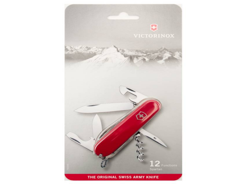 Нож перочинный Victorinox Spartan (1.3603.B1) 91мм 12функц. красный блистер