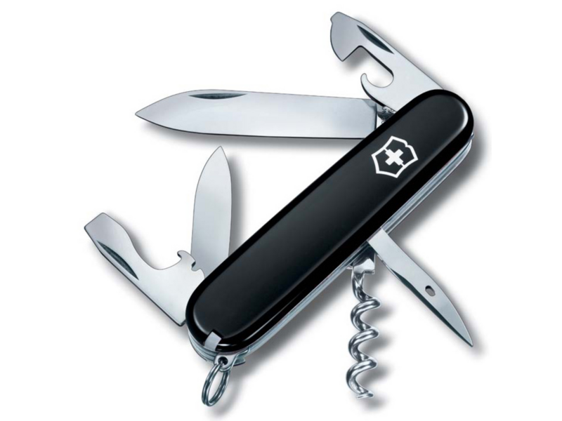 Нож перочинный Victorinox Spartan (1.3603.3B1) 91мм 12функц. черный блистер
