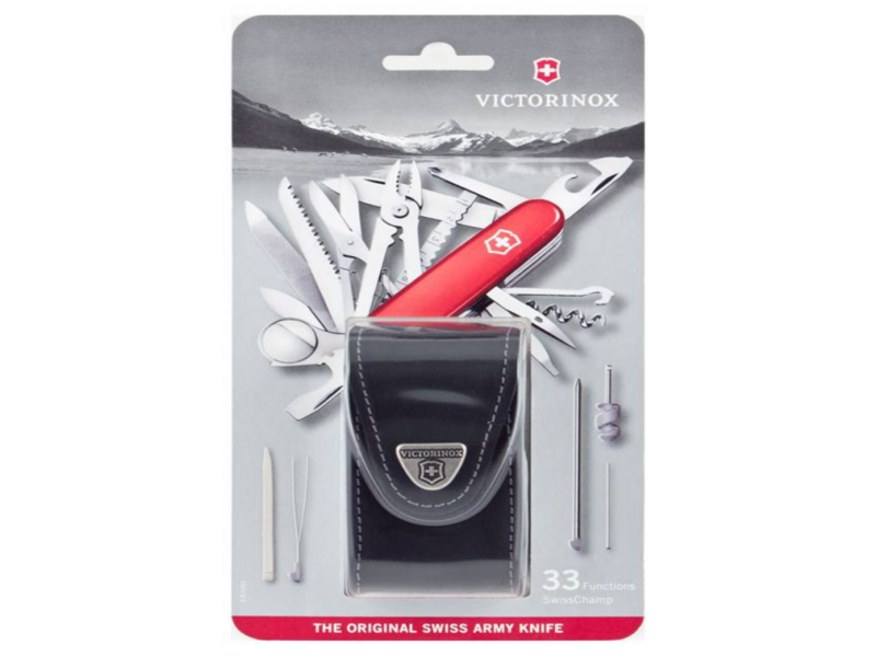 Нож перочинный Victorinox SwissChamp (1.6795.LB1) 91мм 33функц. красный блистер