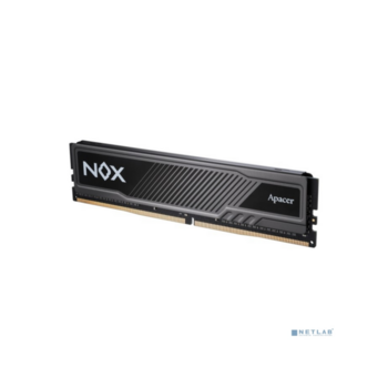 Оперативная память Apacer DDR4 8GB 3200MHz DIMM NOX Black Gaming Memory (PC4-25600) CL16 1.35V Intel XMP 2.0, Heat Sink (Retail) 1024*8 3 years (AH4U08G32C28YMBAA-1)
