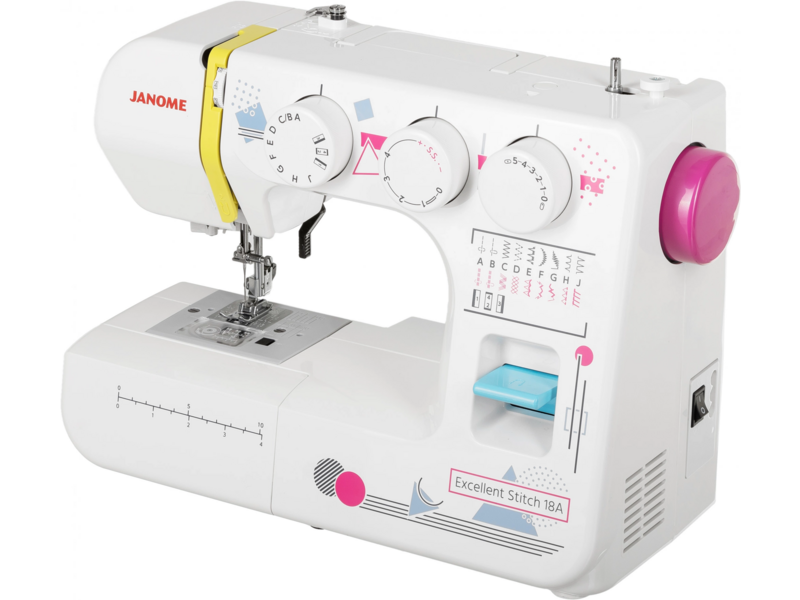 Швейная машина Janome Excellent Stitch 18A белый