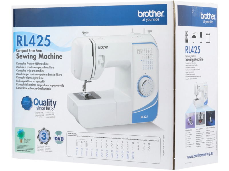 Швейная машина Brother RL425 белый/синий