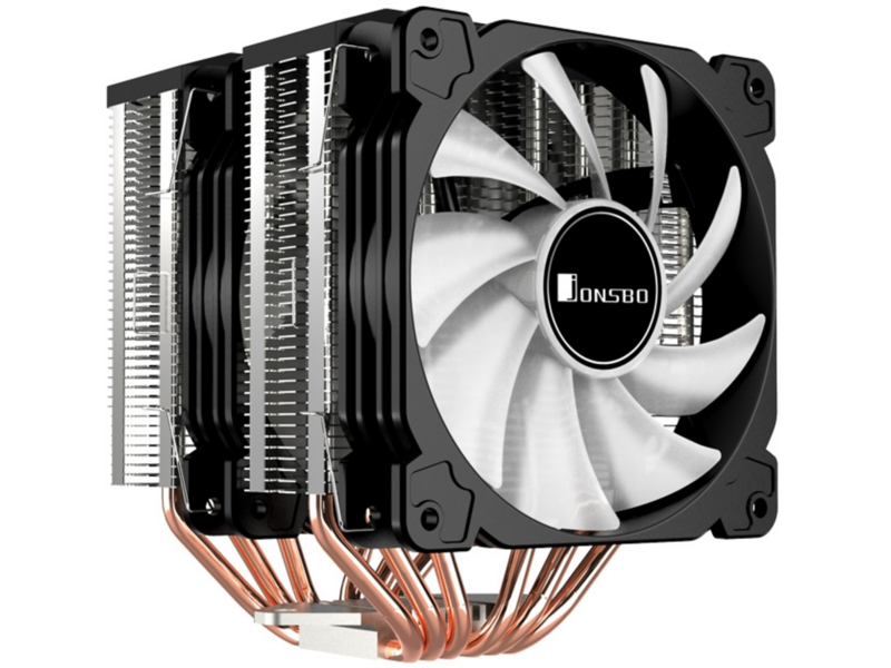Устройство охлаждения(кулер) Jonsbo CR-2100 RGB черный 4-pin 18.1-29.5dB Al 230W 900gr Ret