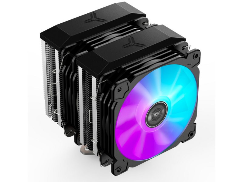 Устройство охлаждения(кулер) Jonsbo CR-2100 RGB черный 4-pin 18.1-29.5dB Al 230W 900gr Ret