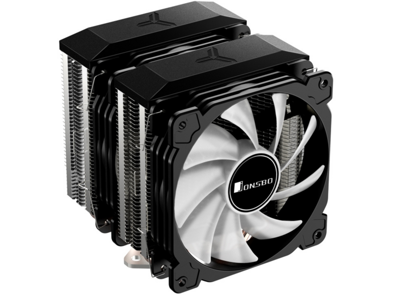 Устройство охлаждения(кулер) Jonsbo CR-2100 RGB черный 4-pin 18.1-29.5dB Al 230W 900gr Ret