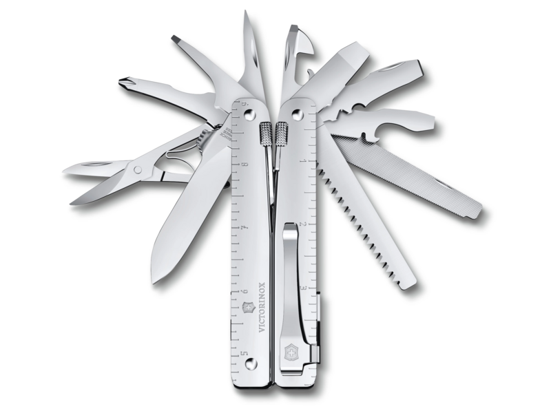 Мультитул Victorinox SwissTool MX Clip (3.0327.MKB1) 115мм 26функц. серебристый блистер