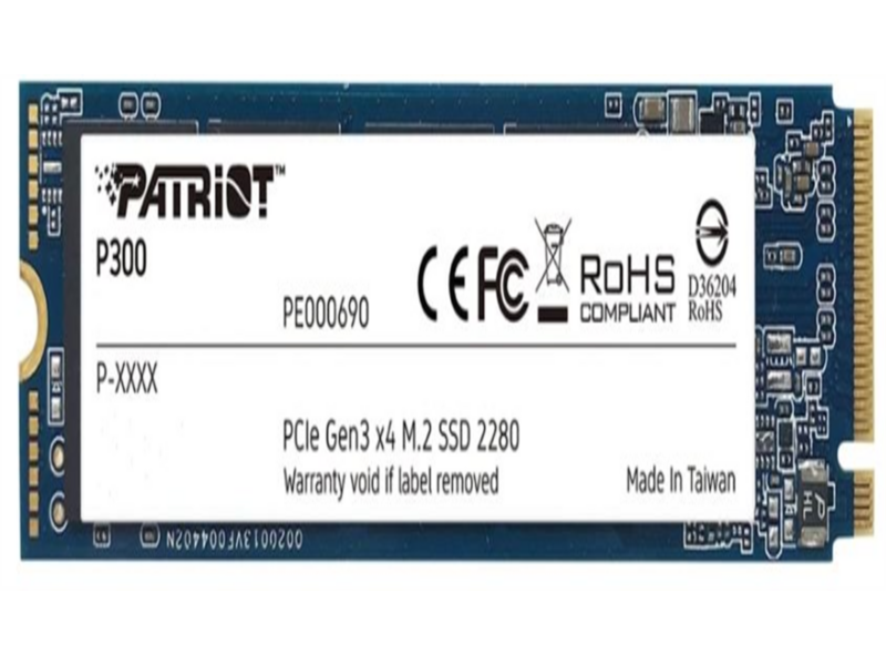 Накопитель SSD Patriot PCIe 3.0 x4 512GB P300P512GM28 P300 M.2 2280