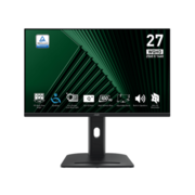 Монитор MSI 27'' PRO MP275QPG, 16:9, IPS, QHD, 4ms, 300cd, 100Hz, HDMI, DP, SPK, HAS