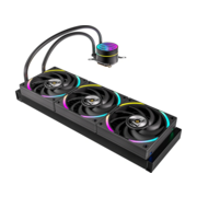 Система водяного охлаждения Formula Oasis L360 ARGB Soc-AM5/AM4/1200/2066/1700/1851 черный 4-pin 1-27dB Al+Cu 360W Ret (OASIS L360 ARGB BK)