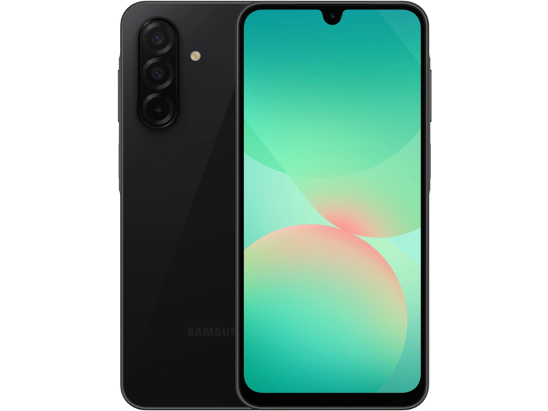 Смартфон Samsung SM-A266B Galaxy A26 5G 256Gb 8Gb черный моноблок 3G 4G 2Sim 6.7" 1080x2340 Android 15 50Mpix 802.11 a/b/g/n/ac NFC GPS GSM900/1800 GSM1900 Protect microSD max2048Gb