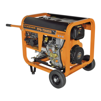 Генератор Carver PPG- 7000DE 6.3кВт