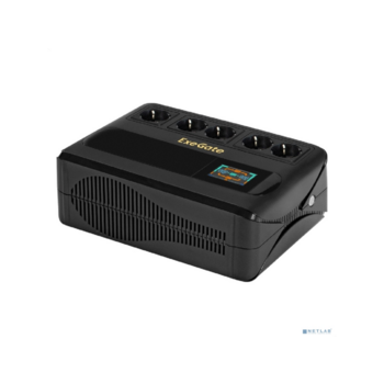 Exegate EX295685RUS ИБП ExeGate NEO Smart BU-800.LCD.AVR.5SH <800VA/480W, цветной LCD-дисплей, AVR, 5*Schuko, Black>