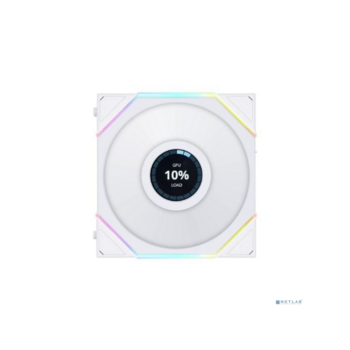 Lian Li G99.12TLLCD1W.R0 Вентилятор UNI FAN TL LCD 120 White /12TLLCD1W/ 120х125х28мм (1.6” LCD дисплей, PWM, ARGB, 200-1900 об/мин, 27dBa)