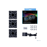 Lian Li G99.12TLLCD3B.R0 Комплект вентиляторов (3шт.) UNI FAN TL LCD 120 Black /12TLLCD3B/ 120х125х28мм (1.6” LCD дисплей, PWM, ARGB, 200-1900 об/мин, 27dBa)