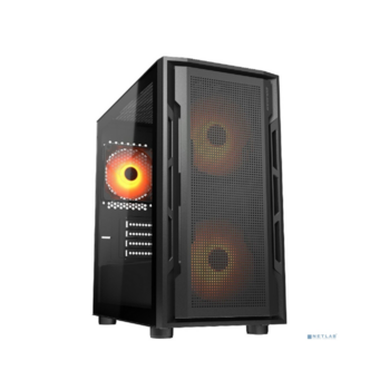 Cougar Uniface Mini RGB 2x140mm + 1x120mm ARGB Fan, ARGB Fan Hub, без БП, черный, mATX