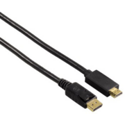 Кабель Hama H-54594 HDMI (m)/DisplayPort (m) 1.8м. Позолоченные контакты черный 3зв (00054594)