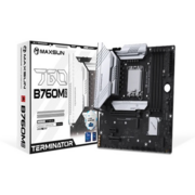 Материнская плата MAXSUN MS-Terminator B760M D5, LGA1700, B760, 4*DDR5, 4*SATA3, 3*M.2, USB 3.2, USB 2.0, Type-C, 1*PCIEx16, 1*PCIEx4, DP+HDMI, mATX