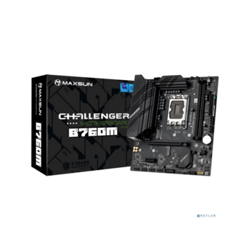 MAXSUN MS-Challenger B760M (Socket 1700, mATX, 2*DDR4, VGA+ HDMI, 3*SATA3, 2*M.2, 1xPCI-E x16 /1xPCI-E x1, 2*USB 2.0, 4*USB 3.2 Gen1 , LAN 1*1G, RTL)