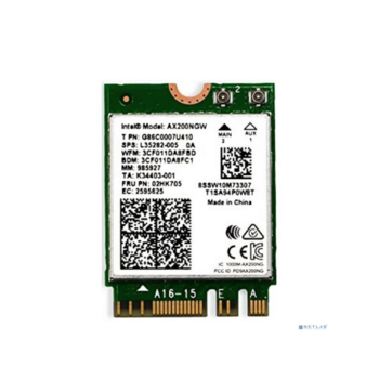 Intel AX200.NGWG.NV Wi-Fi 6 AX101, 2230, 2x2 AX+BT, No vPro, 999CV1 (985927)
