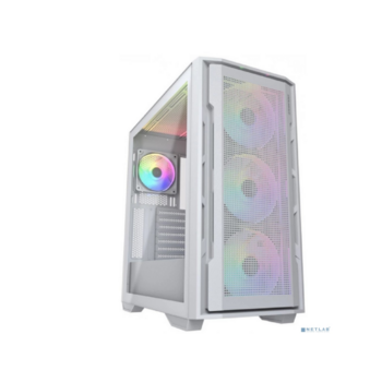 Cougar Корпус Uniface X RGB V2 White, 4x140mm ARGB PWM Fan, ARGB PWM Fan Hub, без БП, E-ATX