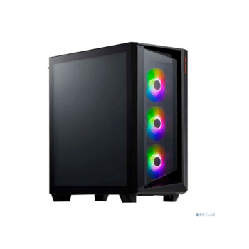XPG CRUISER BLACK (CRUISERST-BKCWW) (Midi-Tower, черный, TG, 120mm ARGB fan*3)