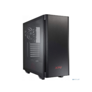 XPG INVADER BLACK (INVADER-BKCWW) (Midi-Tower, черный, TG, 120mm fan*2)