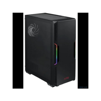 XPG STARKER BLACK (STARKER-BKCWW) (Midi-Tower, черный, TG, 120mm ARGB fan + 120mm fan)