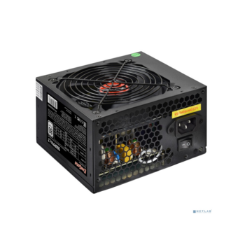 Exegate EX282040RUS-OEM Блок питания 500W ExeGate 500PPH-LT OEM, ATX, black, 80+, APFC, 12cm, 24p, (4+4)p, 5*SATA, 3*IDE