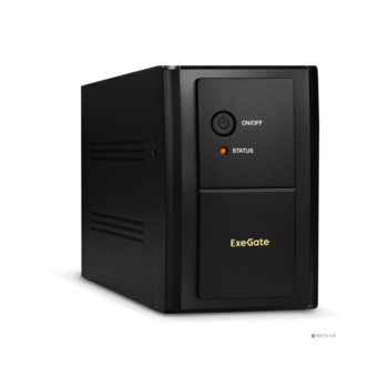 Exegate EP285483RUS ИБП ExeGate SpecialPro UNB-1000.LED.AVR.EURO.RJ <1000VA/650W, LED, AVR, 4 евророзетки, RJ45/11, Black>