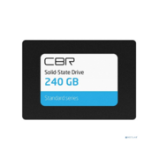 CBR SSD-240GB-2.5-ST21, Внутренний SSD-накопитель, серия "Standard", 240 GB, 2.5", SATA III 6 Gbit/s, Phison PS3111-S11, 3D TLC NAND, R/W speed up to 550/490 MB/s, TBW (TB) 200
